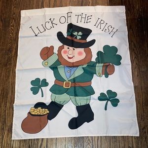 Large Luck of the Irish Yard Flag Decoration